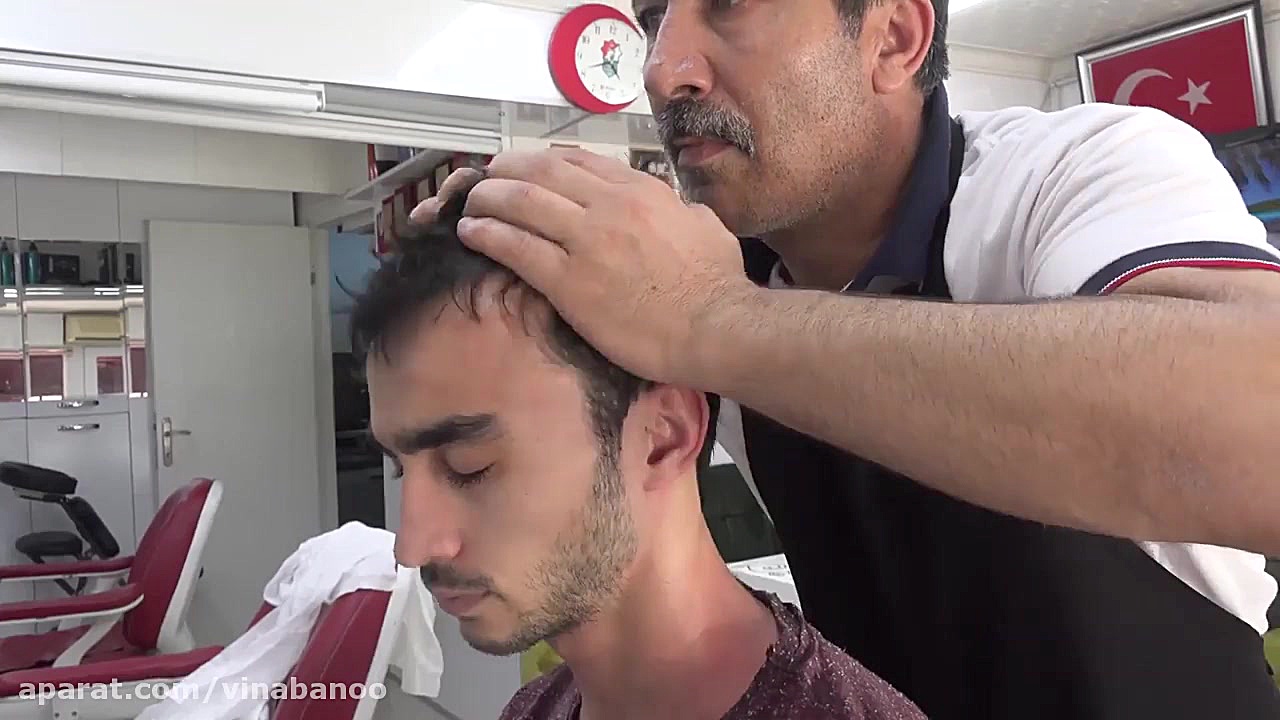 شست و شوی سر و ماساژ لذت بخش