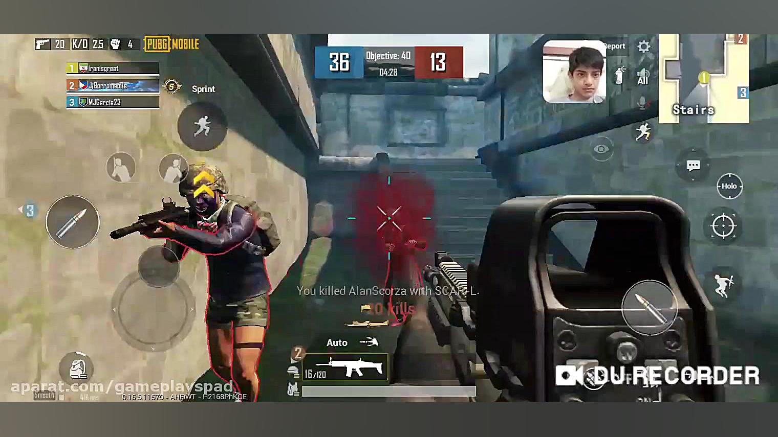 گیم پلی پابجی موبایل pubg حرفه...