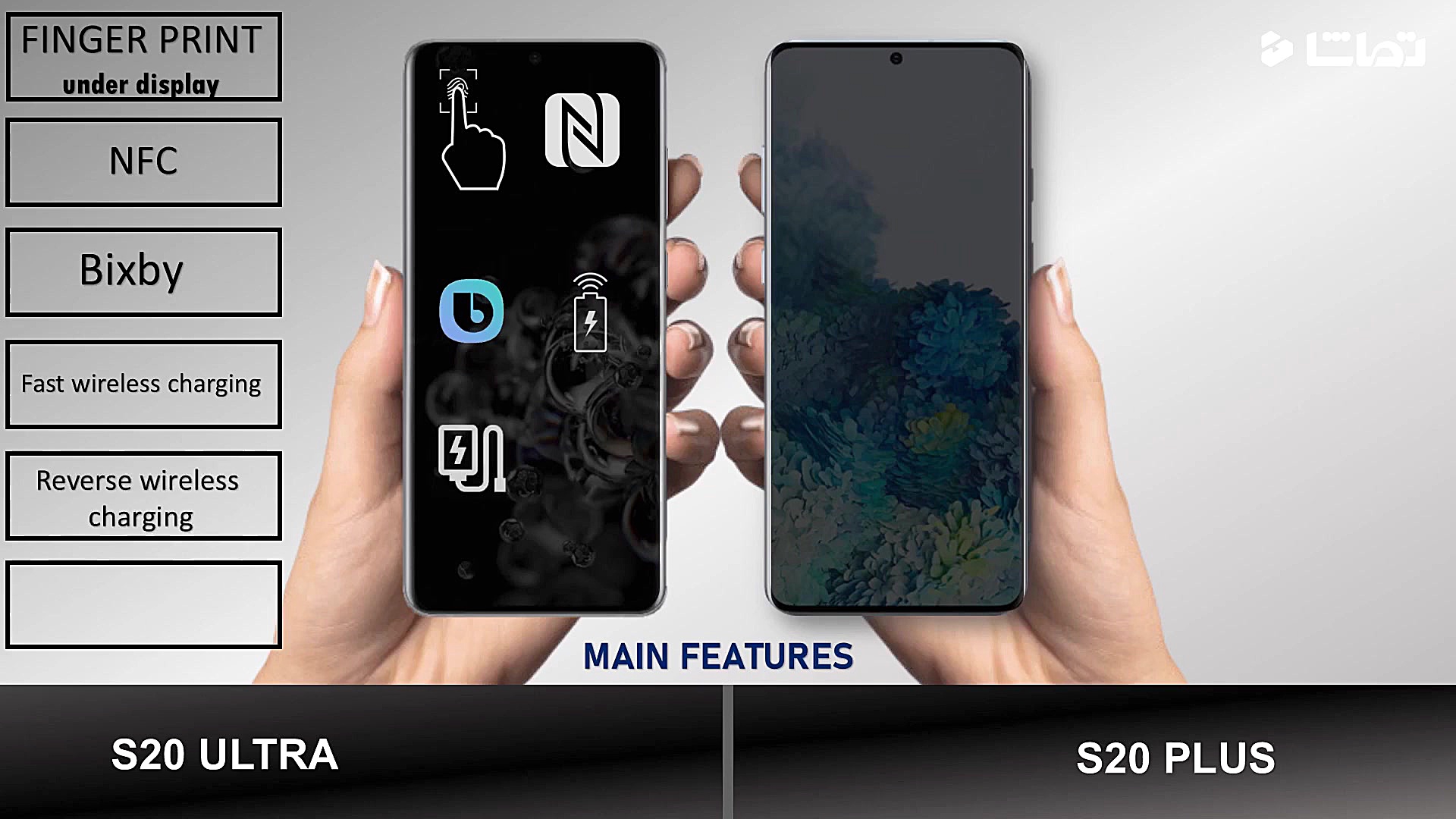 مقایسه گوشی Galaxy S20 ULTRA ب...