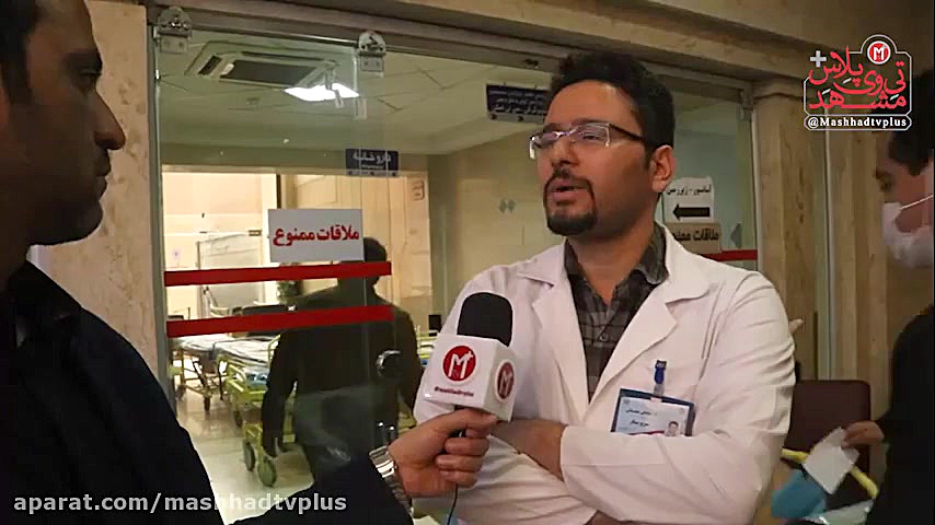 کرونا در اتاق ایزوله بیمارستان...