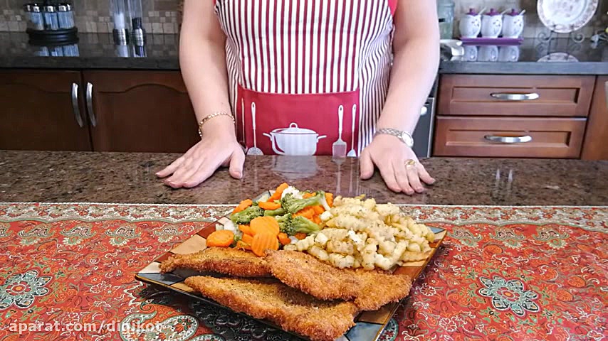 طرز تهیه شنیتسل مرغ