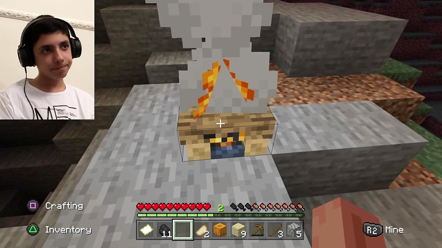 ماینکرافت سروایول در ps4  دموی...