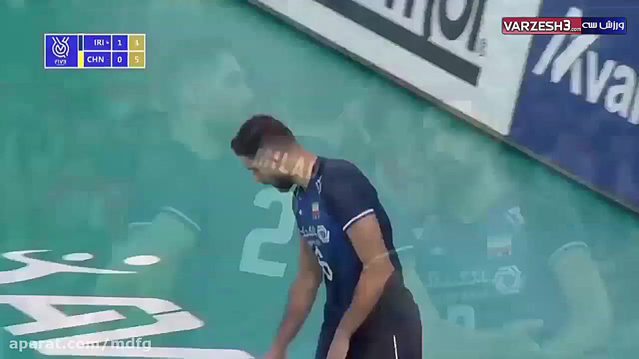 خلاصه والیبال ایران 3 چین 0 (ا...