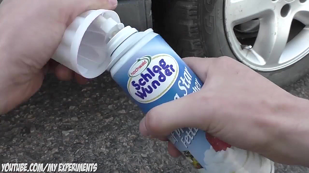 آزمایش عجیب  چرخ ماشین علیه مک...