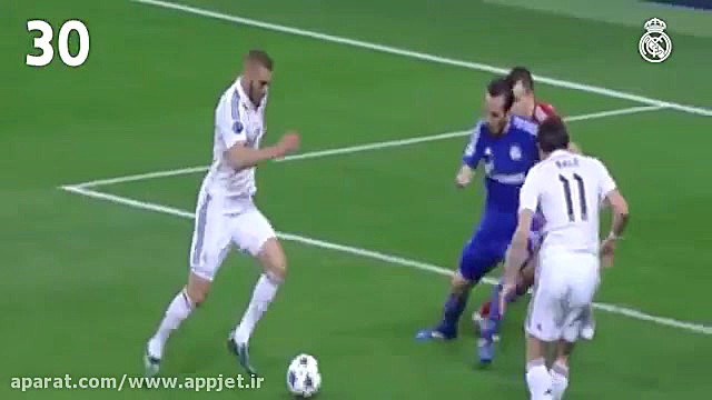 50 گل کریم بنزما برای رئال در...