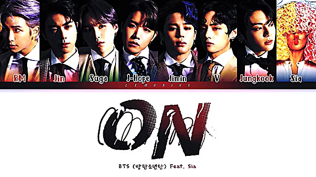 لیریکس آهنگ on از بی تی اس همر...