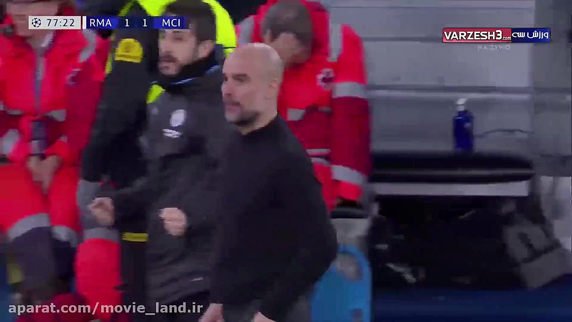 گل اول منچسترسیتی به رئال(ژسوس...