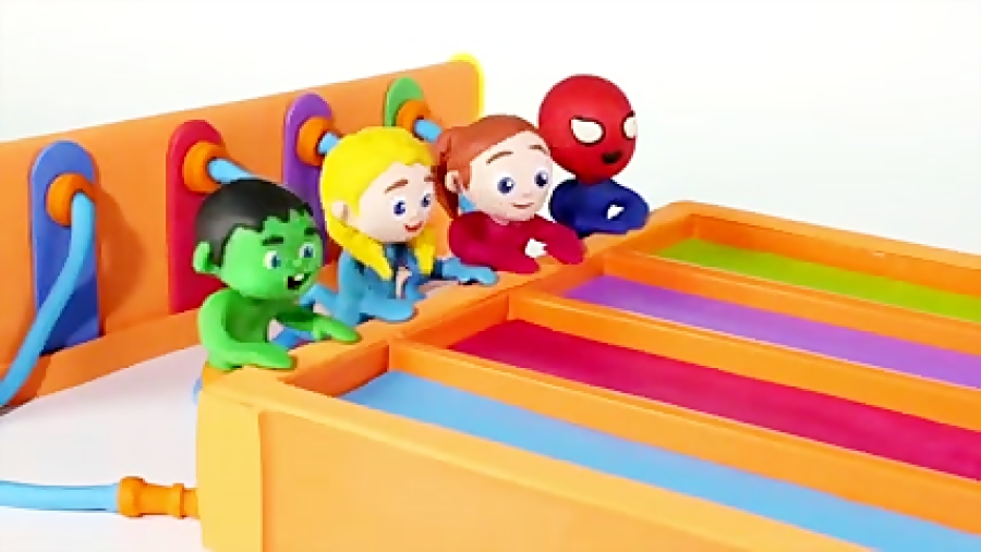 کلیپ کودکانه خمیر بازی آب بازی...