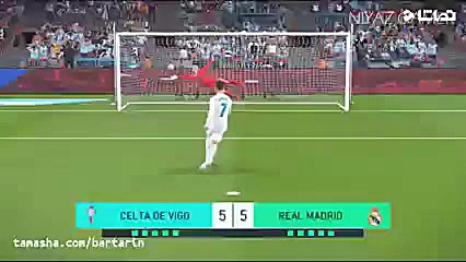 گیم پلی پنالتی سلتاویگو و رئال...