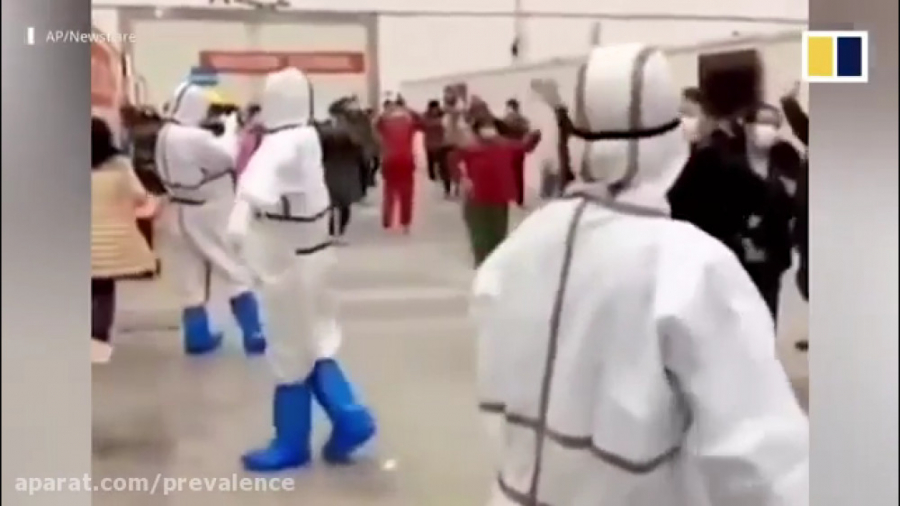رقص پرستاران در شیوع کرونا برا...