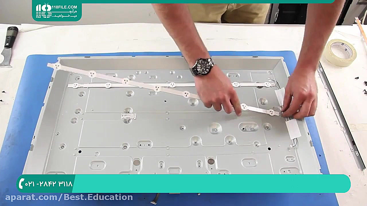 تعمیر نوار ال ای دی تلویزیون ا...