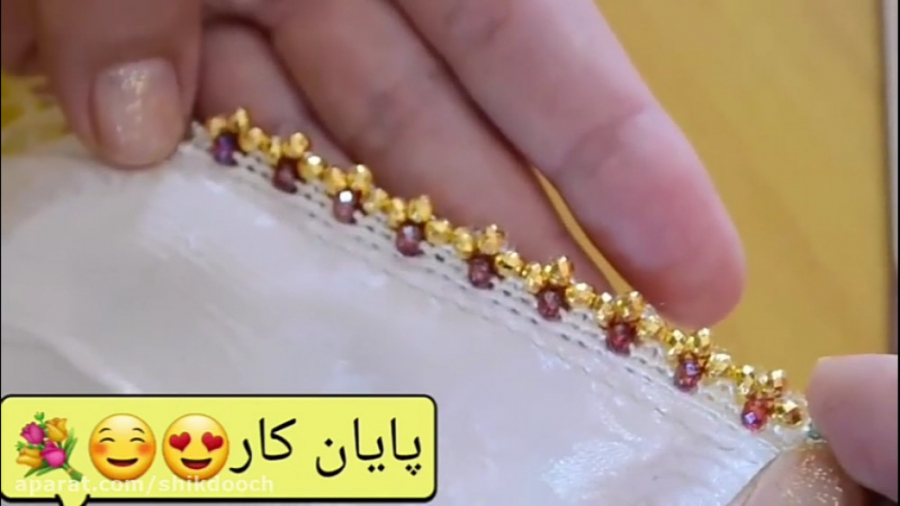 آموزش سوزن دوزی بلوچی قسمت 105...