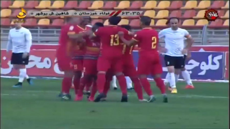 خلاصه بازی فولاد 1 0 شاهین شهر...