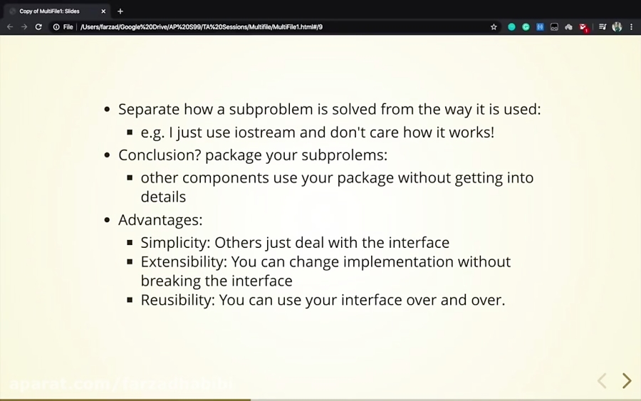 Multi File TA Session I