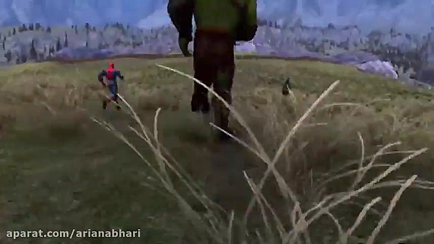 مسابقه دو میدانی بتمن و مرد عن...