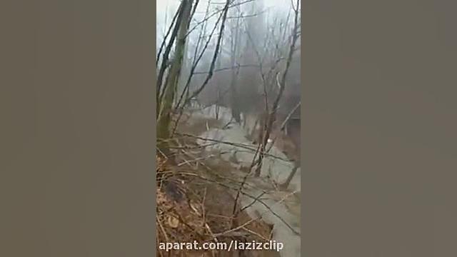 سیل رودخانه دولت آباد بام خراس...