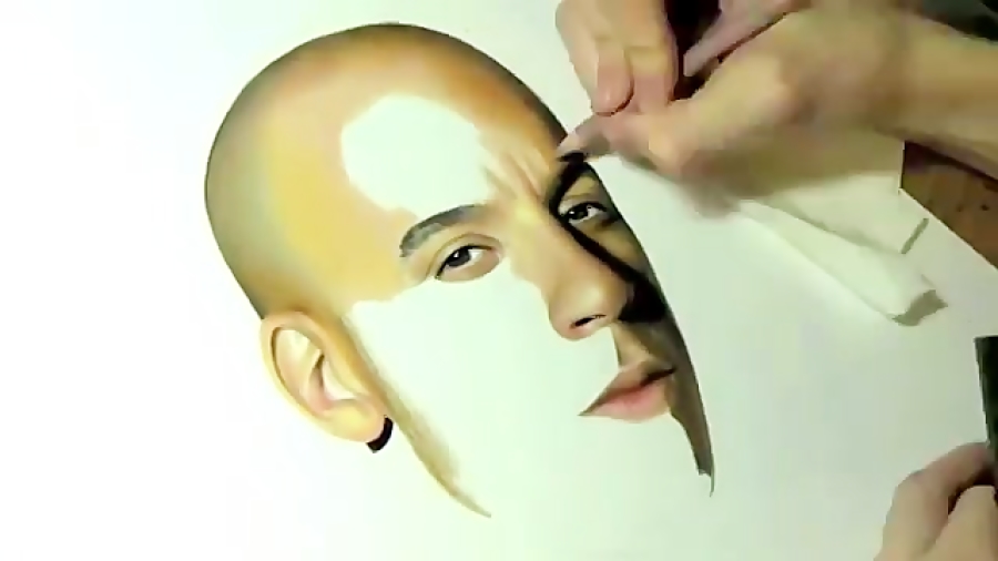 طراحی صورت وین دیزل