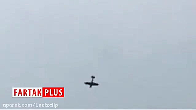 فیلم لحظه سقوط هواپیما در دریا...