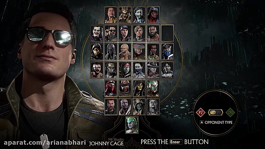 مورتال کمبت جانی کیج و گرگ شب