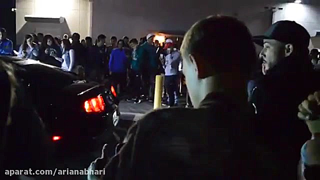 صدای اگزوز و آتش فورد موستانگ