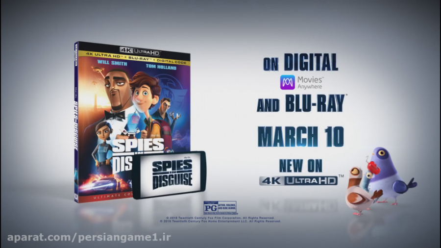 تریلر نسخه بلوری انیمیشن Spies...