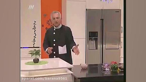 میگو با سس گوجه و بادام یونانی