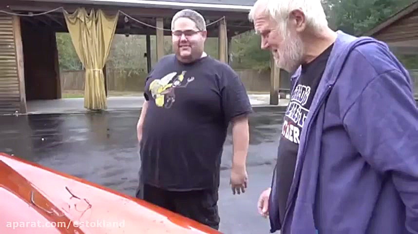 سورپرایز پدربزرگ با ماشین مورد...