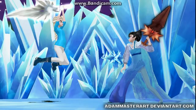 جنگیدن الیسا و السا ی مدرن!