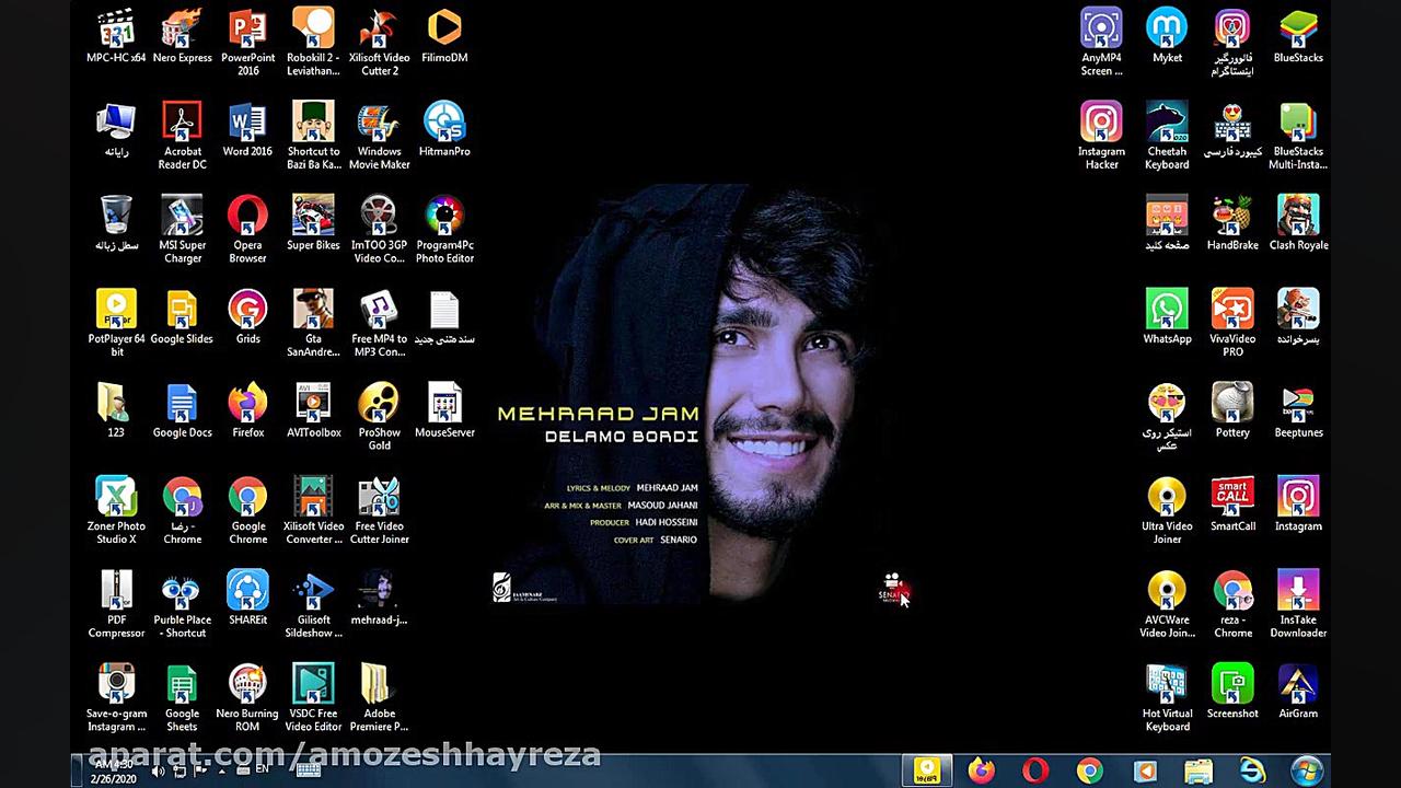 آموزش تغیر تصویر زمینه به صورت...