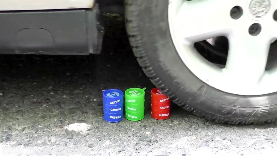 آزمایش خنده دار  چرخ ماشین علی...