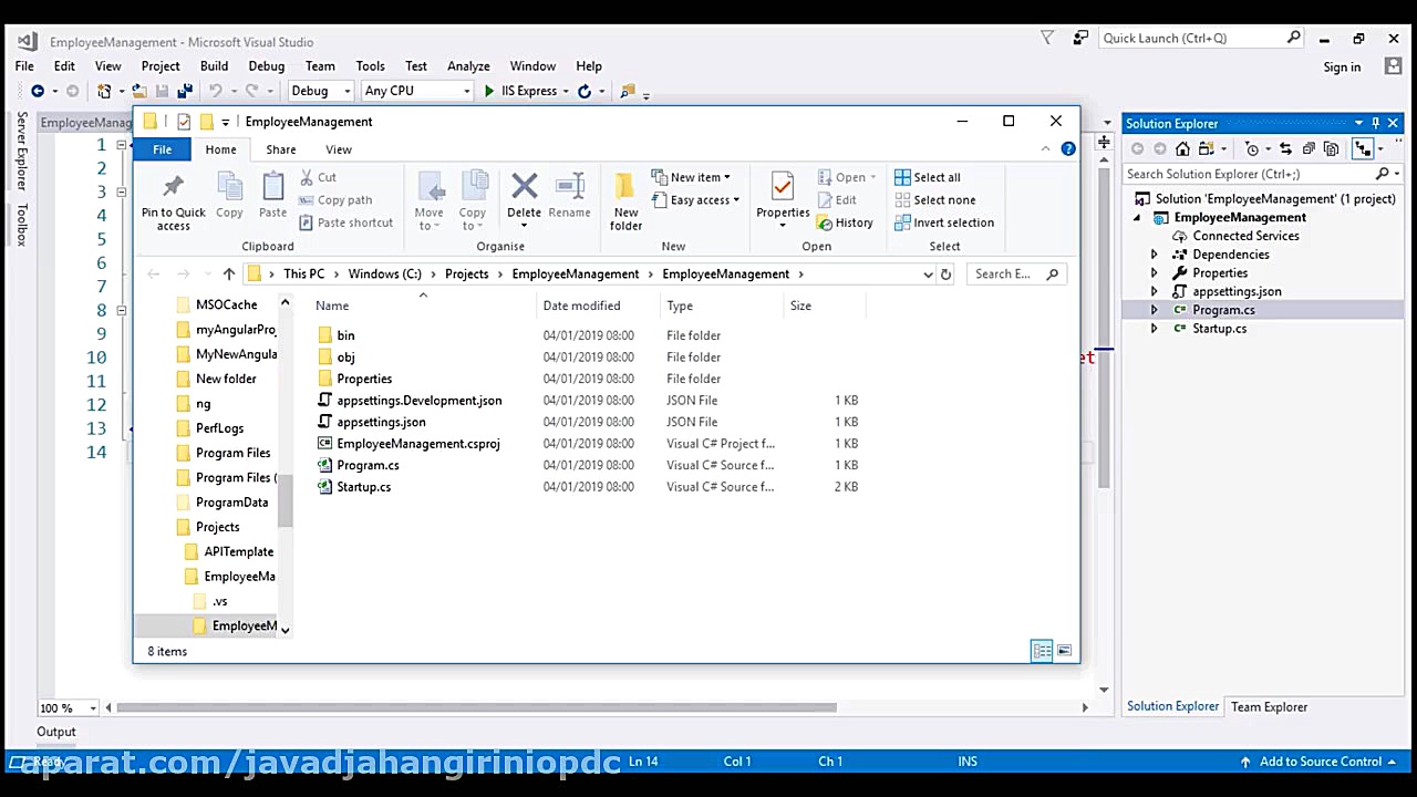 004 ASP NET core project file