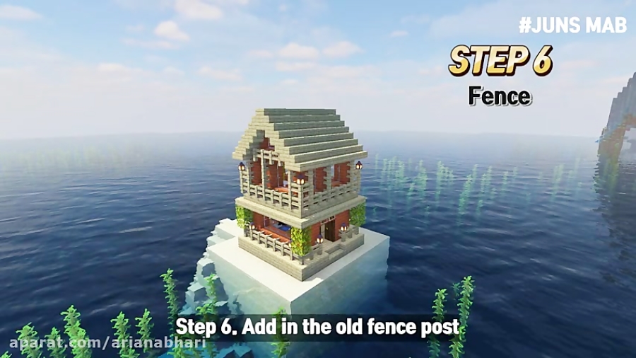 ساخت ویلا در ماین کرافت