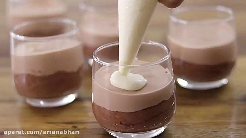 لذت آشپزی  طرز تهیه موس شکلاتی