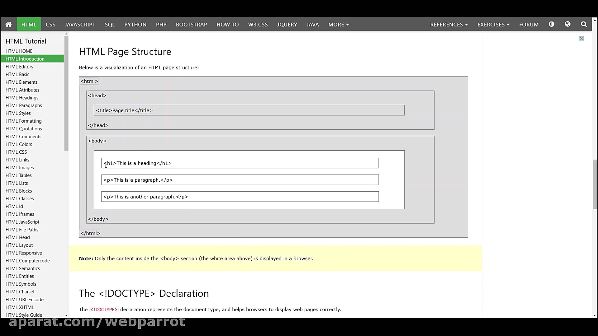 آموزش وب  جلسه اول HTML