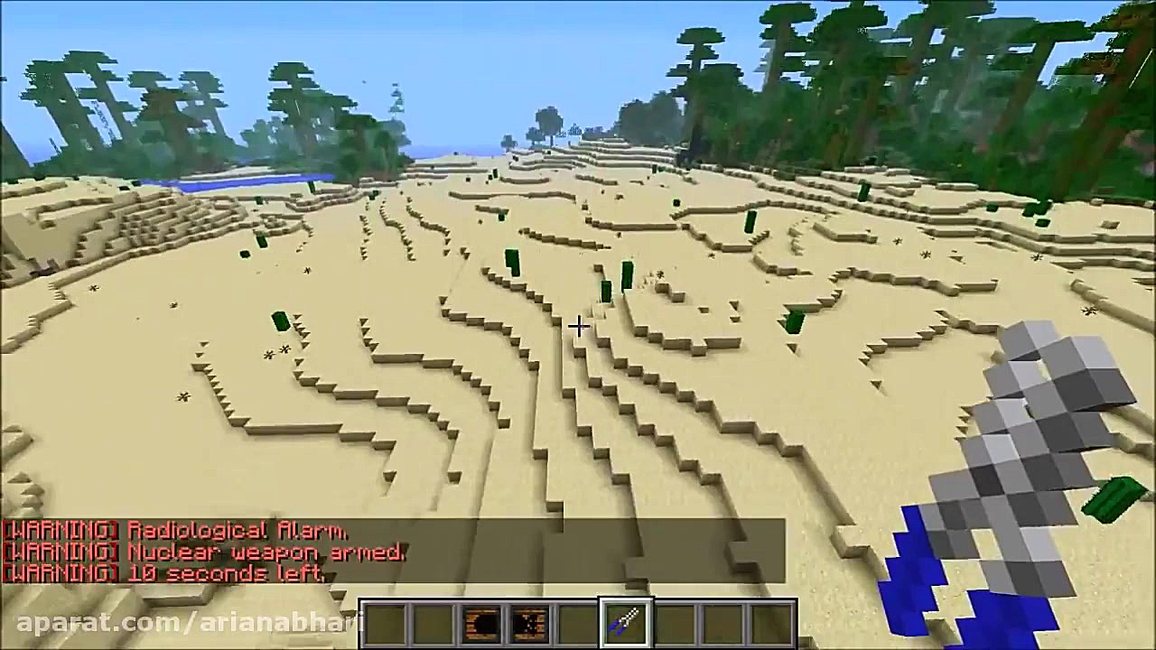 انفجار بمب اتم در ماین کرافت