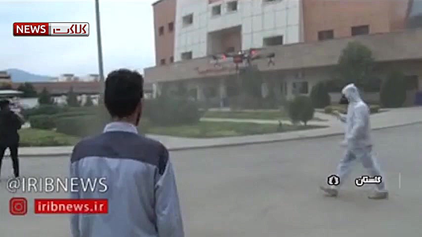 استفاده از پهپاد ضد عفونی کنند...