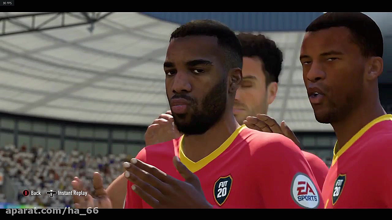 فیفا 20  شوت بغل پا از راه دور