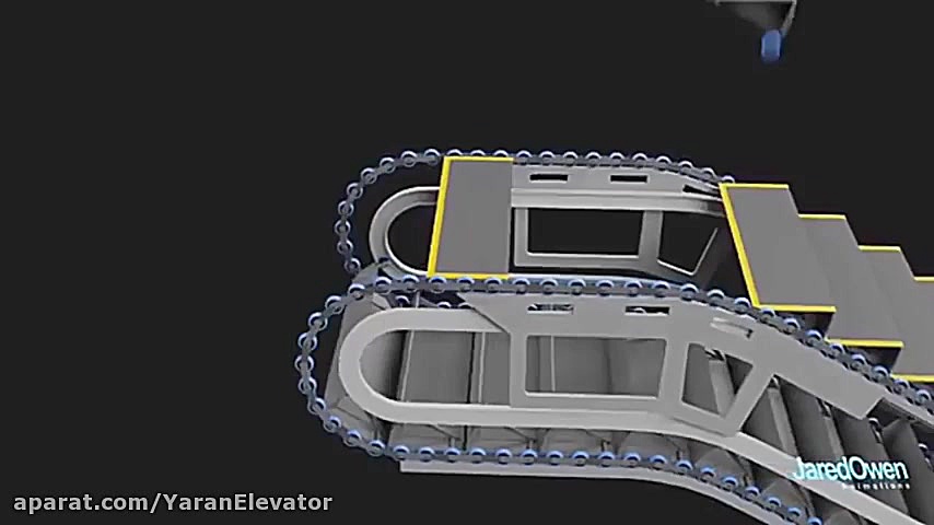 مراحل نصب پله برقی