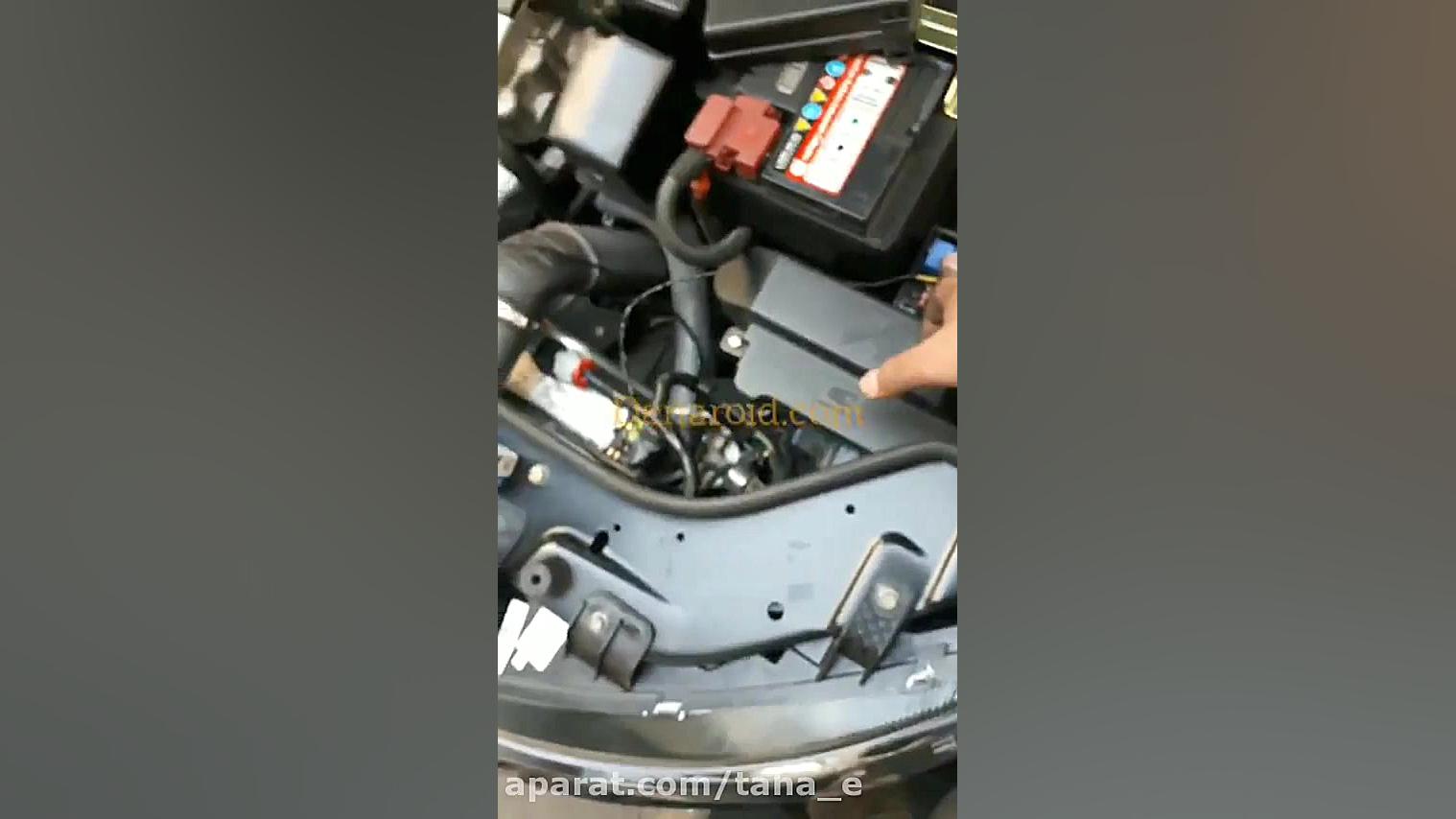 نصب چراغ دنا پلاس بر روی دنا