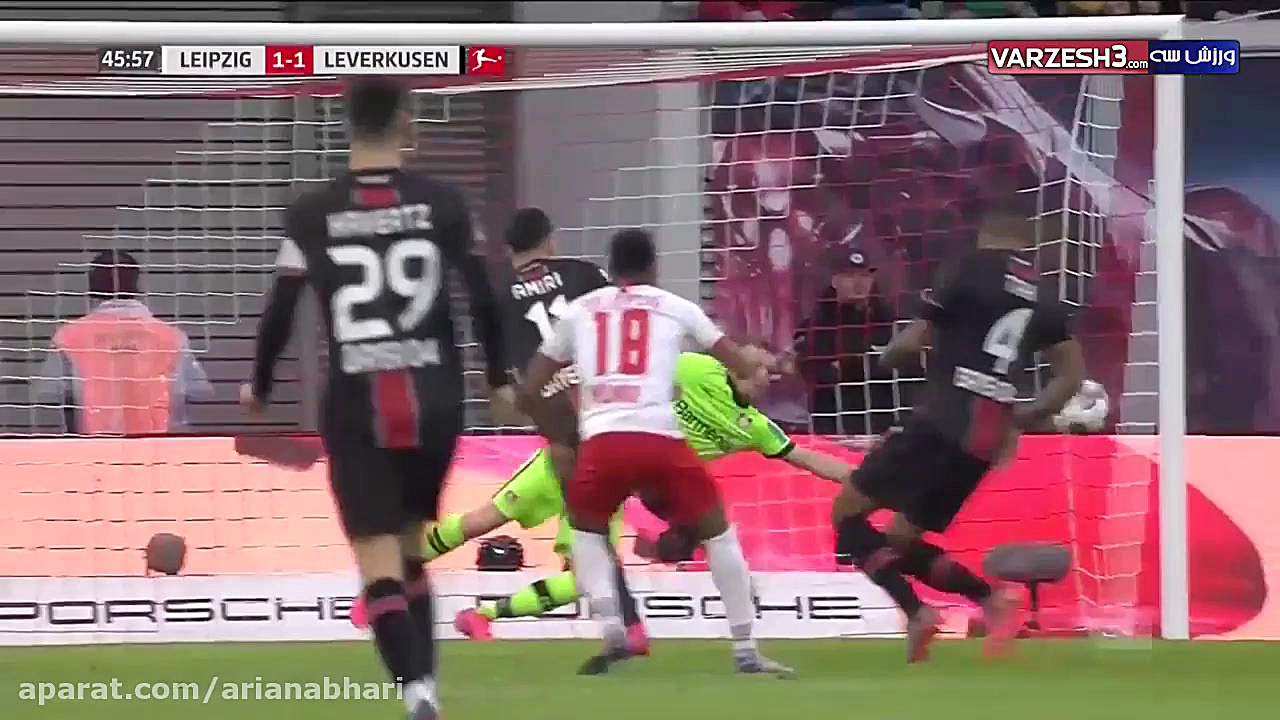 خلاصه بازی لایپزیش  بایرلورکوز...