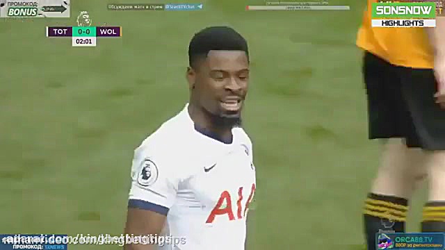 خلاصه بازی تاتنهام 2  ولورهمپت...