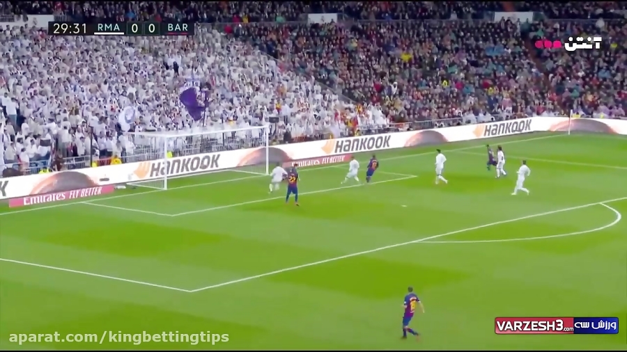 خلاصه بازی رئال مادرید 2  بارس...