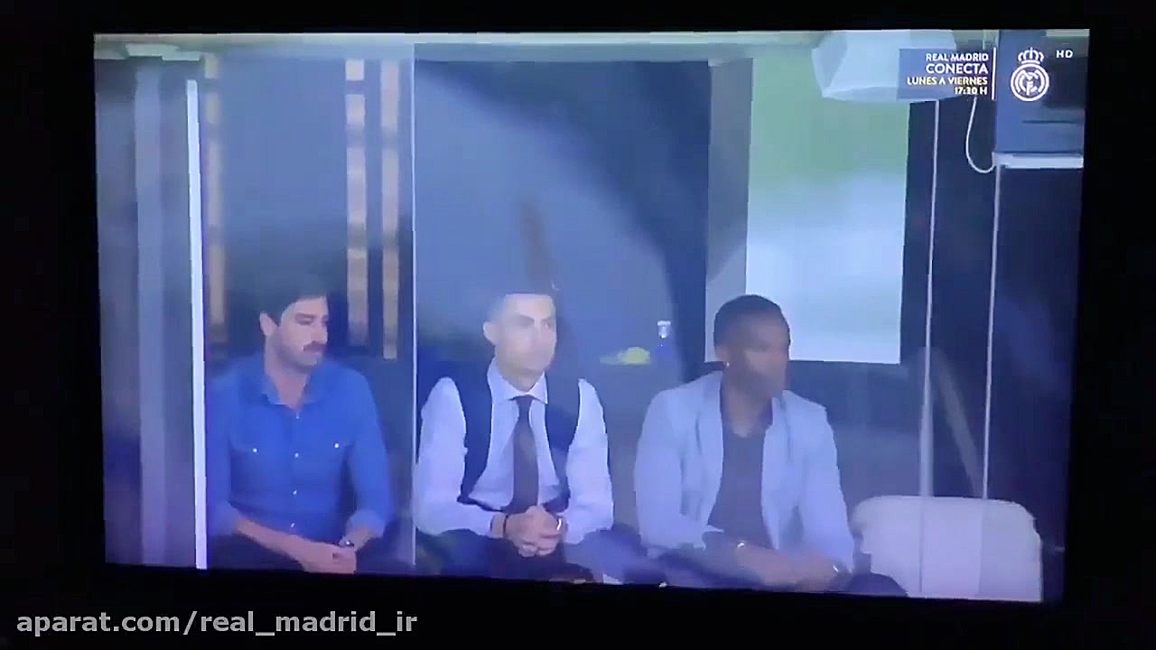 شادی رونالدو بعد گل رئال مادری...