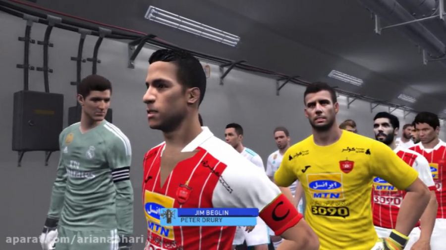 گیم پلی رئال مادرید و پرسپولیس