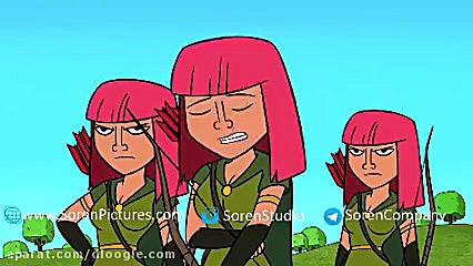 انیمیشن کلش اف کلنز قسمت 1 با...