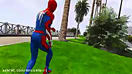 دعوای سخت مرد عنکبوتی با ونوم...