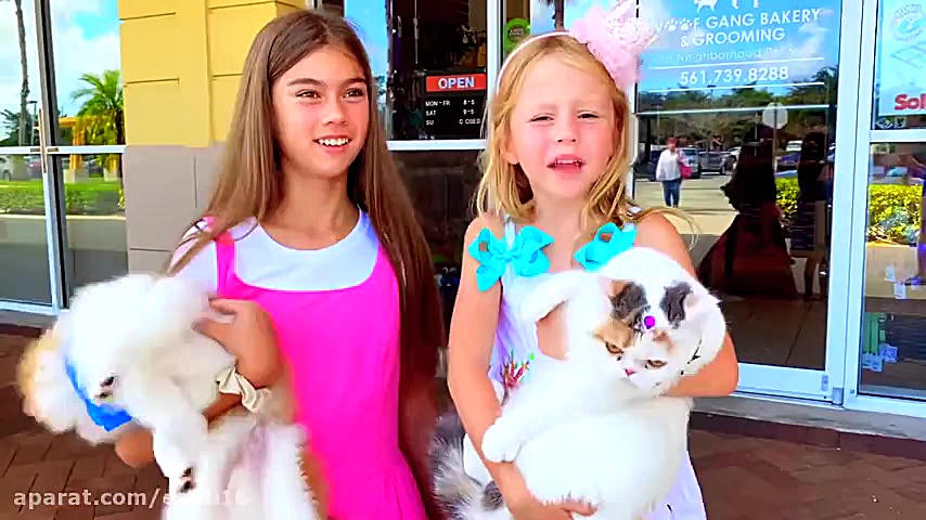 نستیا و استیسی حیوانات خانگی خ...