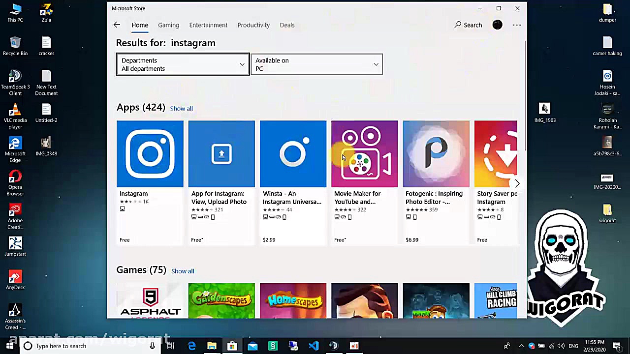اموزش نصب برنامه اینستاگرام بر...