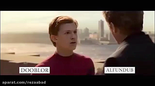 مرد عنکبوتی و پدرش مرد آهنی