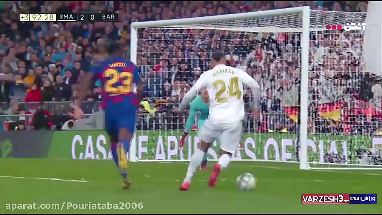 خلاصه ی بازی رئال مادرید و بار...